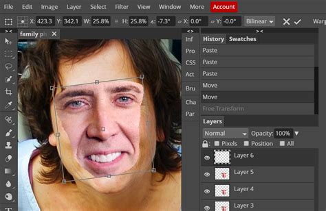 Face Editor Online App for Body and Head Swap